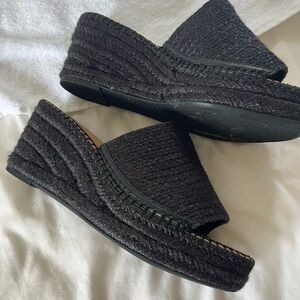 NORDSTROM brand Brand new. Never worn. wedge black slip on 8.5 size.